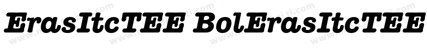 ErasItcTEE BolErasItcTEE Boldd字体转换